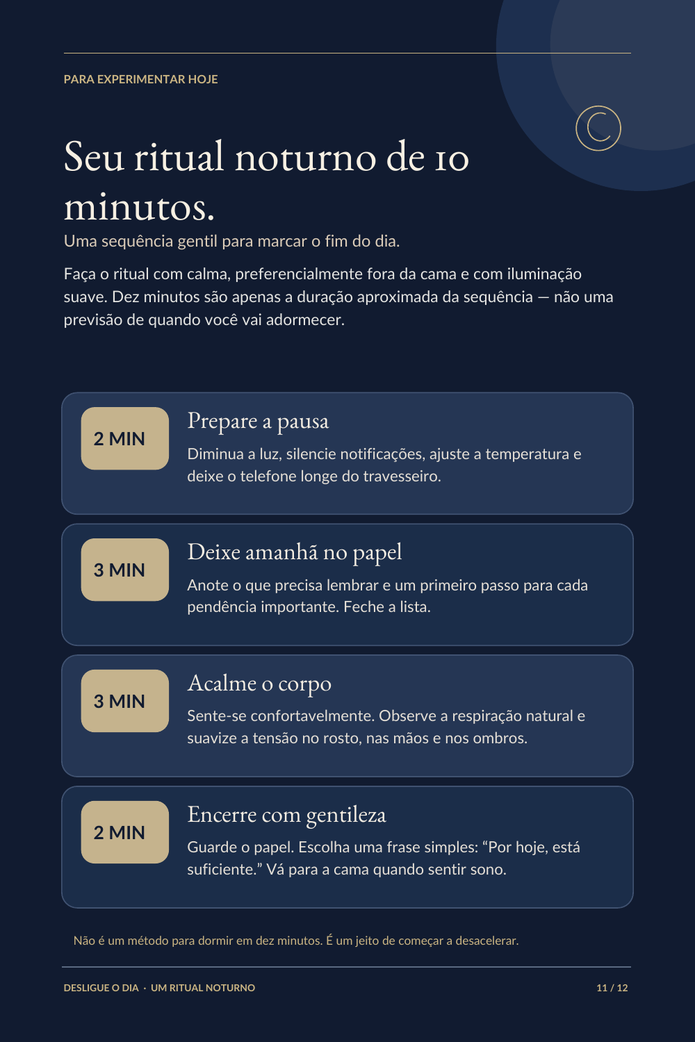 Prévia da página Ritual Noturno de 10 Minutos
